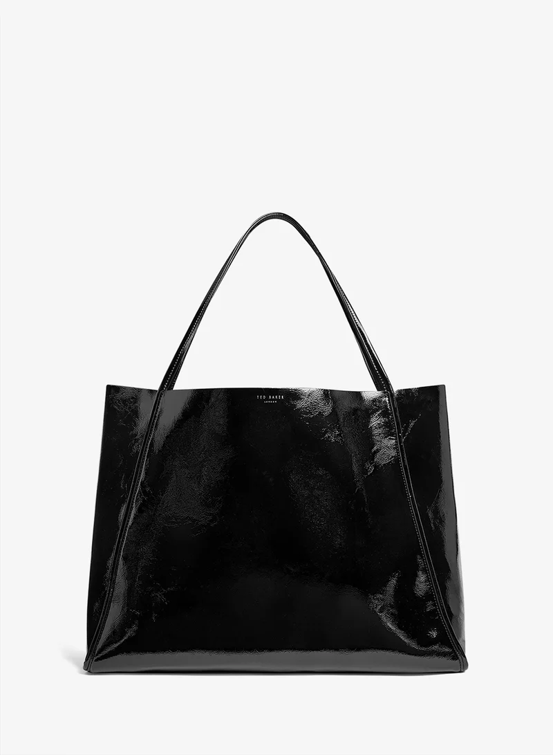 تيد بيكر Thin Strap Crinkle Large Slouchy Tote Ba