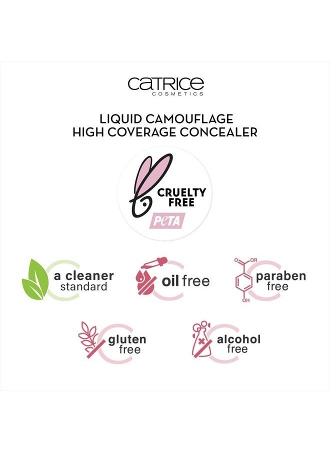 Catrice Liquid Camouflage High Coverage Concealer | Ultra Long Lasting Concealer | Oil & Paraben Free | Cruelty Free (007 | Natural Rose)  - Image 5