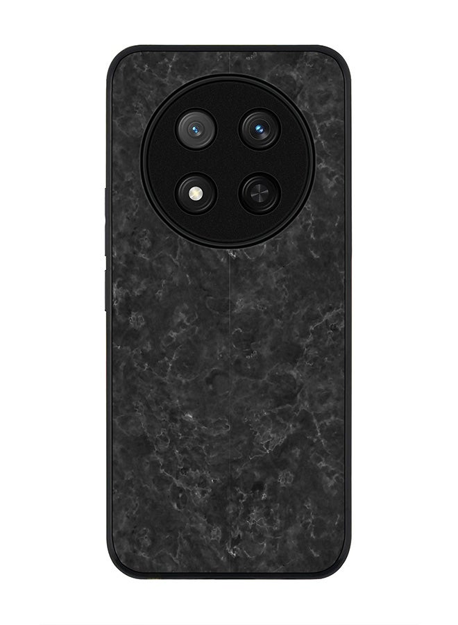 Stylizedd For Honor X9c / Honor Magic7 Lite 5G Case,Slim fit Camera Protection, Shockproof Thin Phone cover  - Marble Texture Black - Image 1