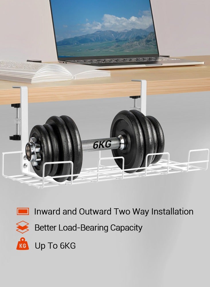 15Kg Under Desk Cable Management Wire Organizer Tray Pc Cable Manager Rack Computer Cord Socket Hold  - Image 3