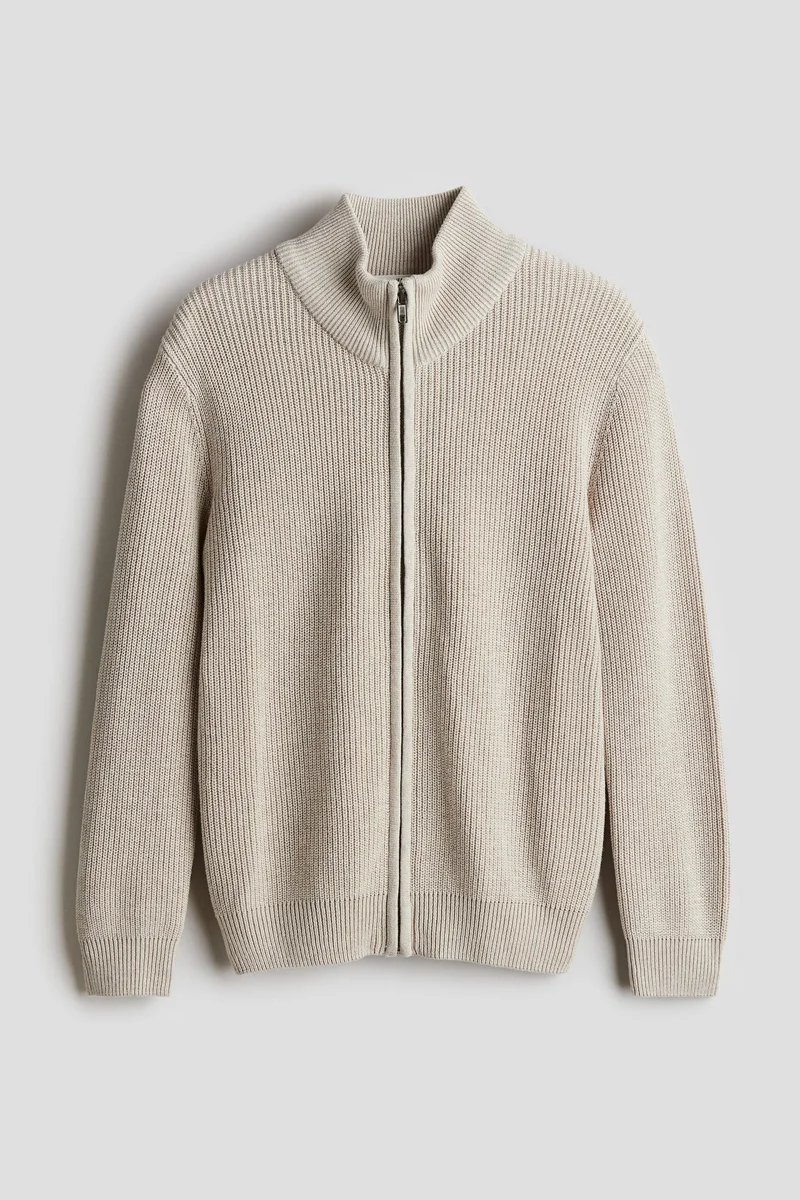 H&M Zip-Through Cotton Cardigan