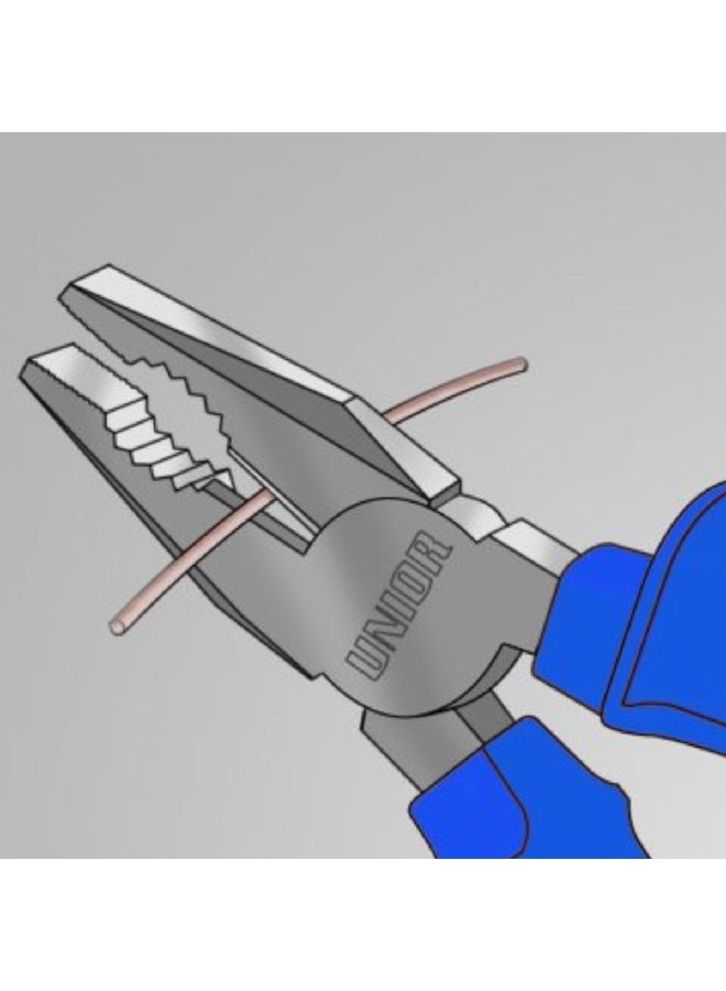 Unior Premium Grade and Durable Combination Pliers Blue 10.5 x 200 x 29 mm JE608676-RP2 - Image 3