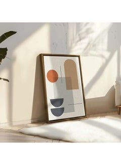 Home Gallery Simple Abstract Line Art Pattern Retro Carpetramed Wall Art  - Image 1