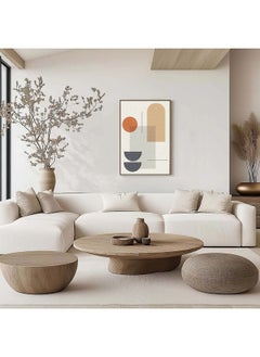 Home Gallery Simple Abstract Line Art Pattern Retro Carpetramed Wall Art  - Image 2