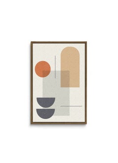 Home Gallery Simple Abstract Line Art Pattern Retro Carpetramed Wall Art  - Image 3