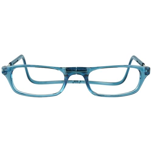 Clic Magnetic Reading Glasses for Men or Women, Computer Readers, Original (S-M, Jean Blue, 1.75 Magnification) - Image 2