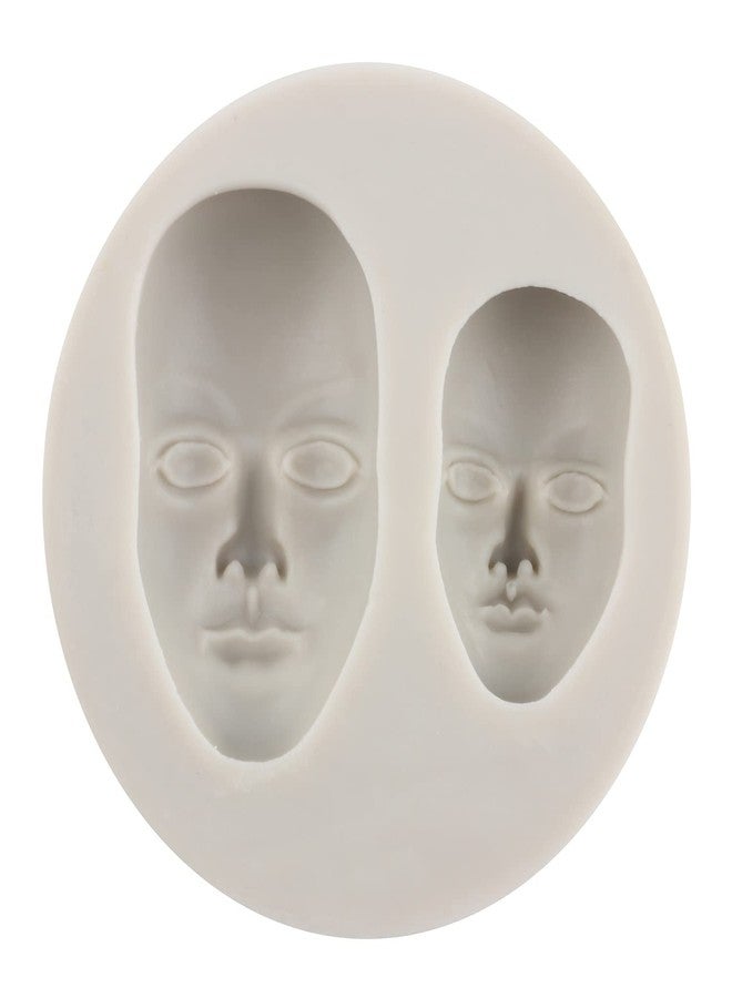 Sijiangmold Moon Face Silicone Mold Human Face Fondant Mold For Cake Decorating Chocolate Candy Cupcake Topper Polymer Clay Set Of 4 - Image 4