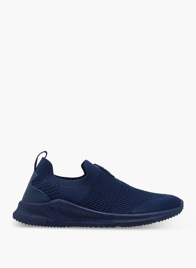 Oaklan by Shoexpress Textured Slip-On Sports Shoes  - Image 3