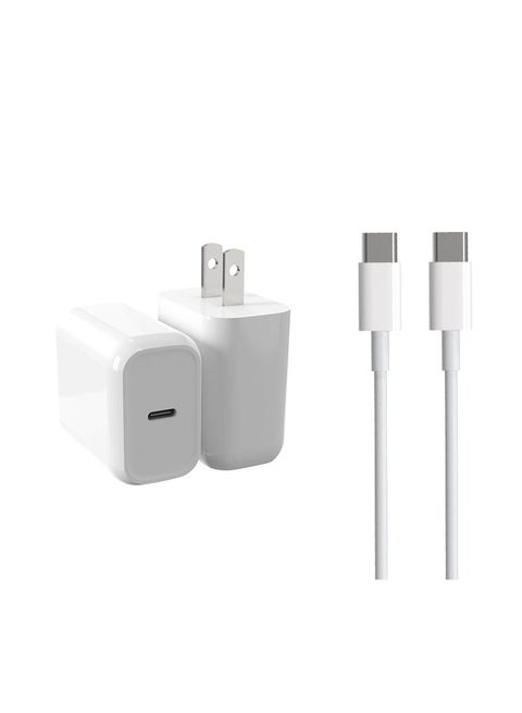 20W Type C Charging Block USB C Fast Charger Box with Cable 3FT USB C to Type C for Samsung Galaxy A03s/S21 FE 5G/A13 5G/S22/S20,A73/A53,Z Flip 3/Z Fold 3 5G,