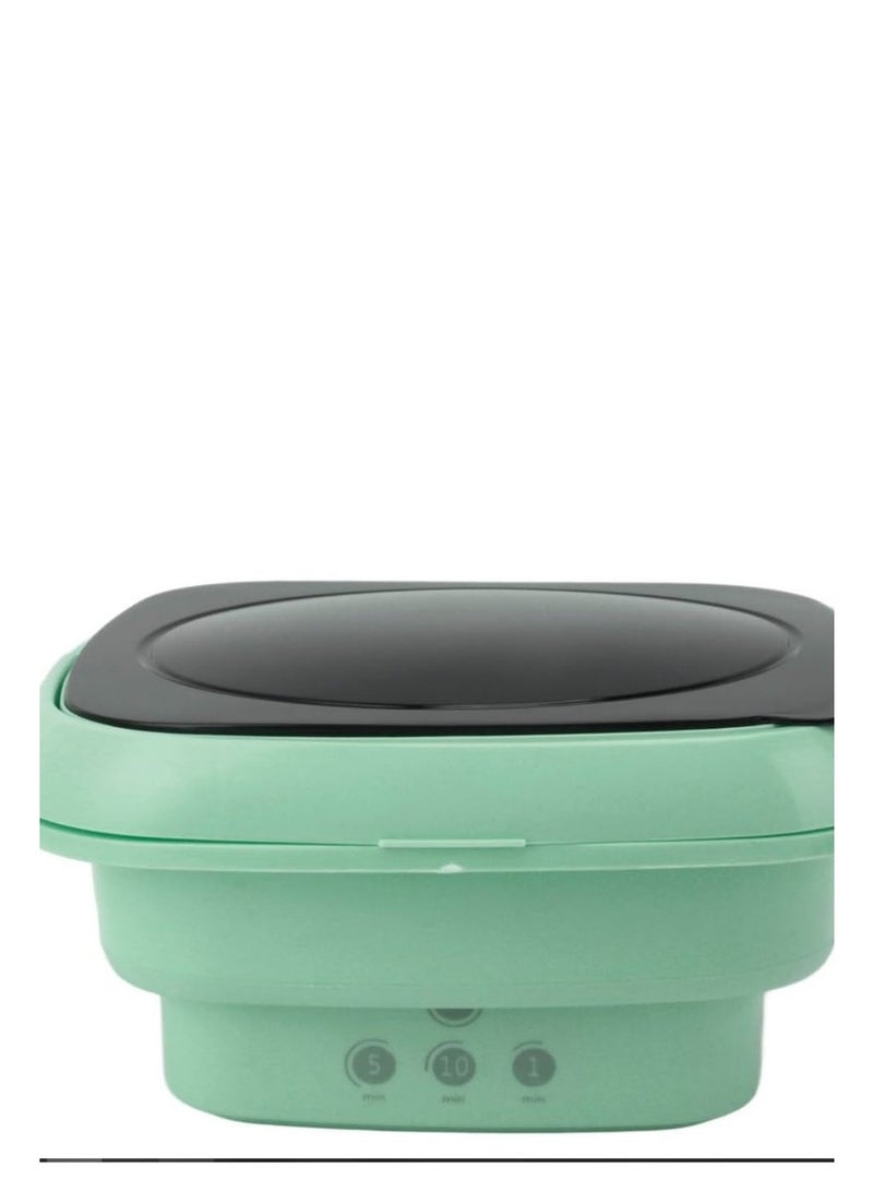 إيباسكت غسالة ملابس صغيرة محمولة أوتوماتيكية قابلة للطي لملابس الأطفال والجوارب والملابس الداخلية والأشياء الصغيرة 6 لتر  240 فولت، تحميل علوي - Image 3