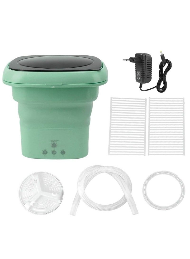 إيباسكت غسالة ملابس صغيرة محمولة أوتوماتيكية قابلة للطي لملابس الأطفال والجوارب والملابس الداخلية والأشياء الصغيرة 6 لتر  240 فولت، تحميل علوي - Image 1