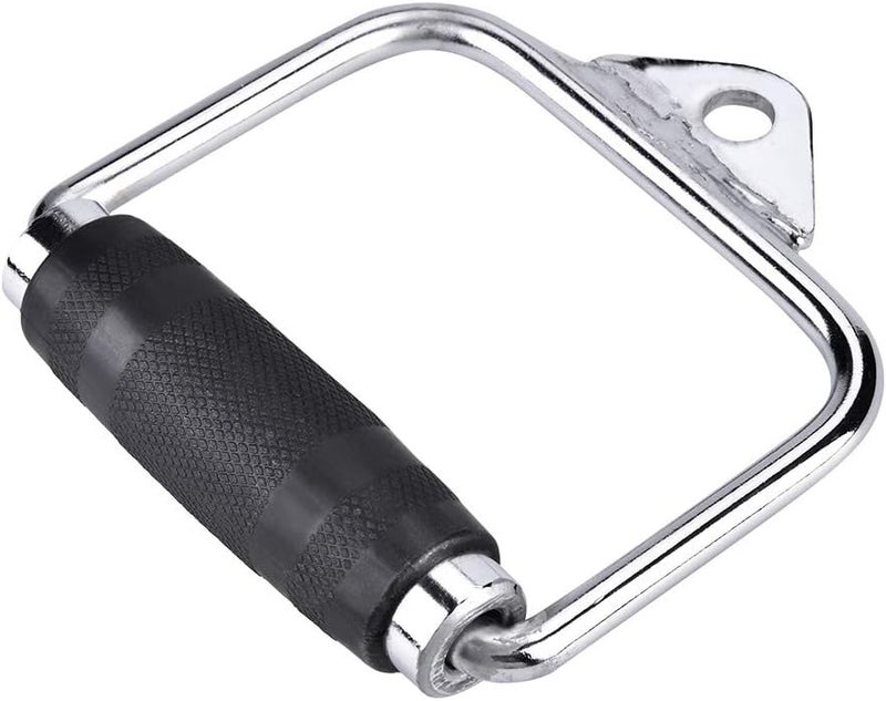 comfrt Stirrup Handle, Cable Machine Handle Attachment with Steel Construction and Rubber Single D-Handle for Any Cable Exercise Equipment - Image 1