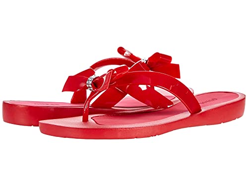 GUESS صندل GUESS النسائي بتصميم توتو، متعدد الألوان الأحمر، 6 - Image 1