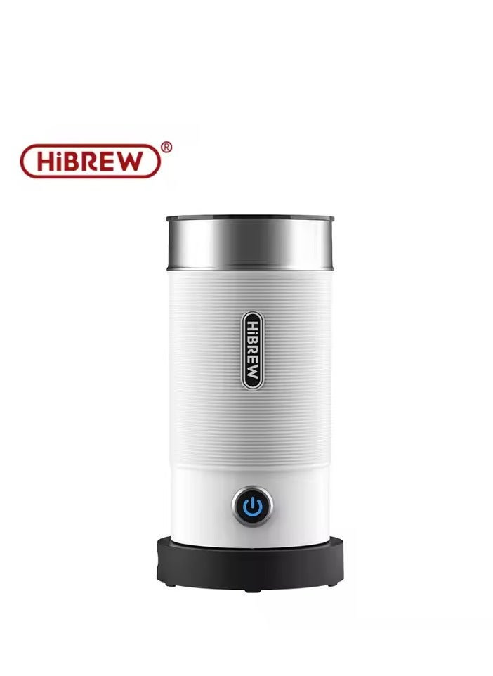 HiBREW HiBREW Electric Milk Frother Frothing Foamer Chocolate Mixer Cold/Hot Latte Cappuccino fully automatic Milk Warmer Cool M1A(white)  - Image 1