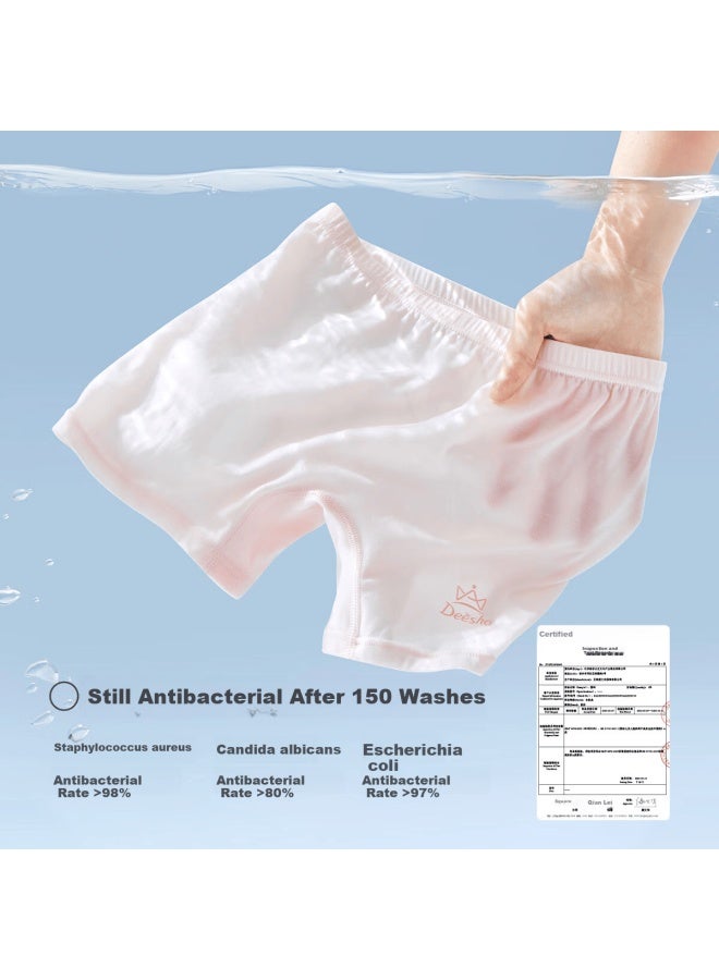 Deesha Girls Anti-exposure Safety Shorts Underwear 2-in-1 Summer Thin Antibacterial Crotch Boxer Briefs Children's Leggings 7a - Image 2