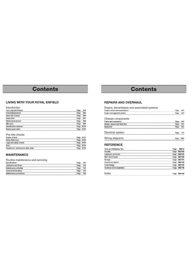 Royal Enfield Bullet and Continental GT Service & Repair Manual (2009 to 2018)