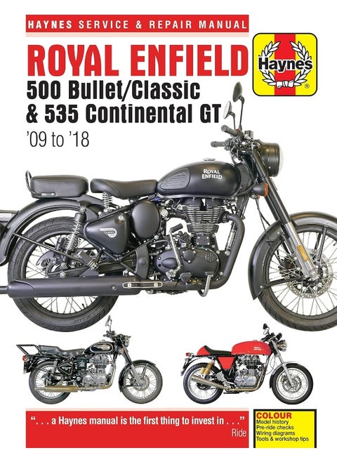 Royal Enfield Bullet and Continental GT Service & Repair Manual (2009 to 2018)