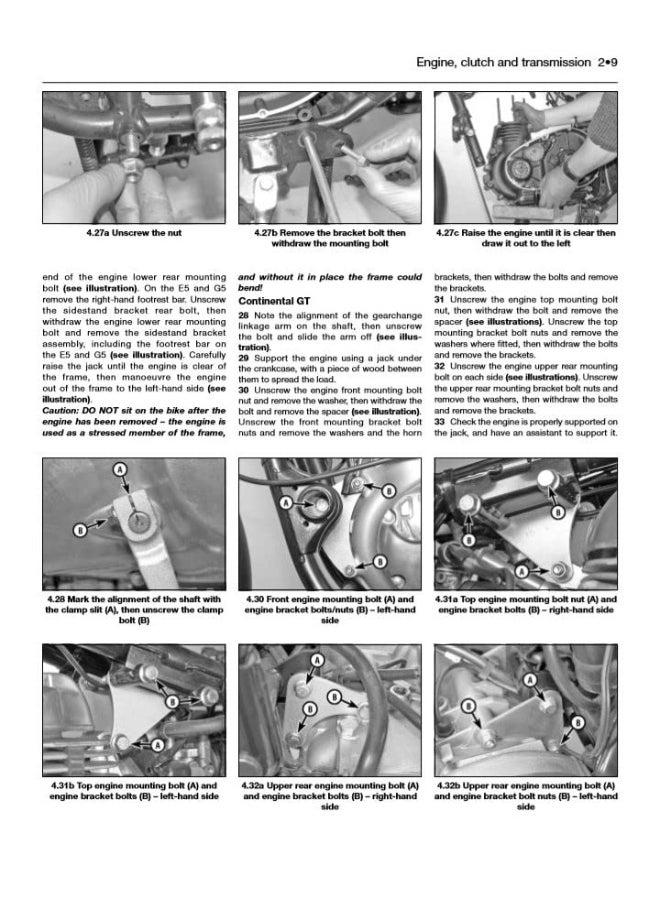 Royal Enfield Bullet and Continental GT Service & Repair Manual (2009 to 2018)