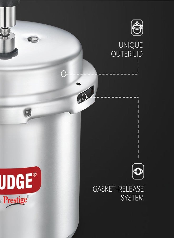 Judge by Prestige Basics 3 L Aluminium Pressure Cooker Outerlid - Image 5
