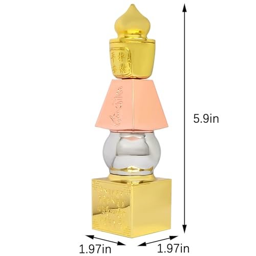 Fengshuibringluck Feng Shui White Umbrella Goddess Pagoda Peace Luck Amulet Statue Home Decoration - Image 3