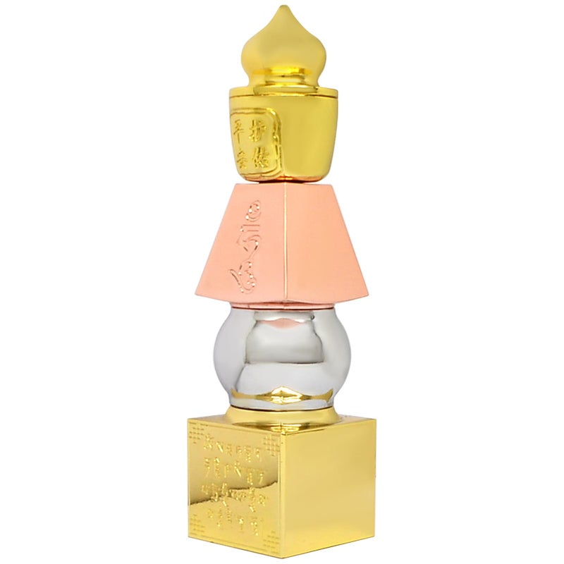 Fengshuibringluck Feng Shui White Umbrella Goddess Pagoda Peace Luck Amulet Statue Home Decoration - Image 2