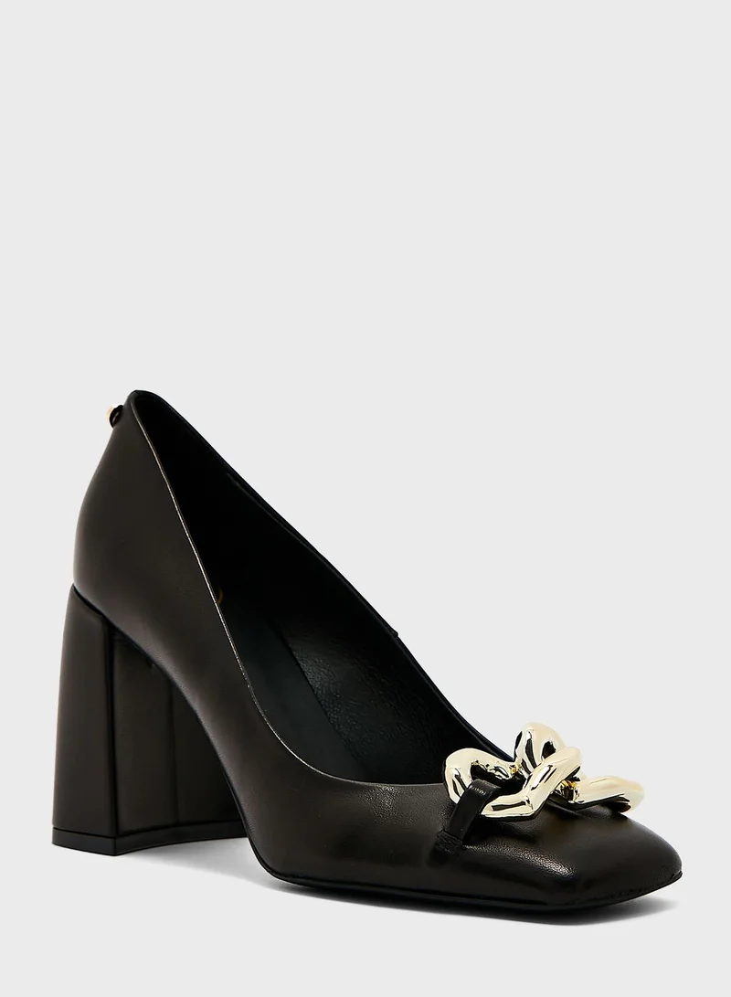 Love Moschino Heart Chain Pumps