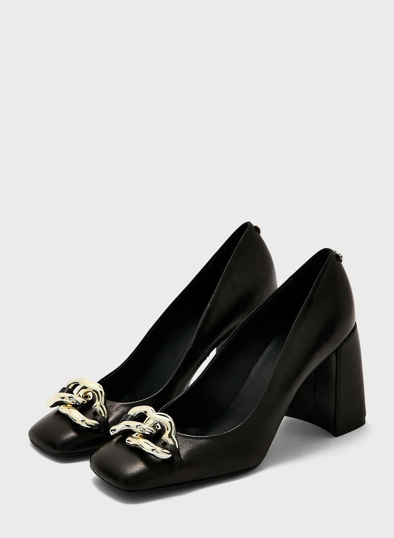 Love Moschino Heart Chain Pumps
