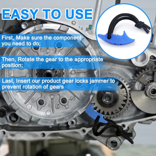 PEATOVIE Gear Locks Jammer Tool Compatible for Most ATVs and Motorcycles, Many Transmissions and CVT Systems - Image 4