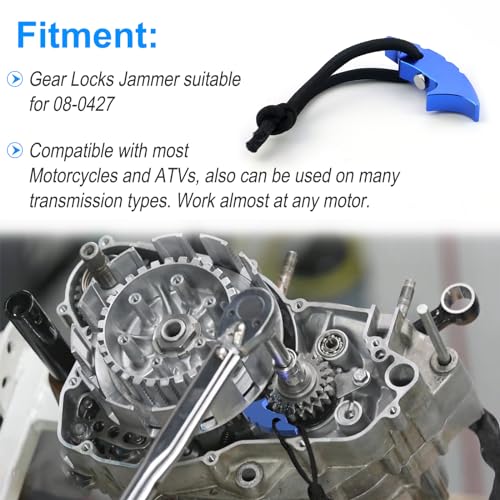 PEATOVIE Gear Locks Jammer Tool Compatible for Most ATVs and Motorcycles, Many Transmissions and CVT Systems - Image 2