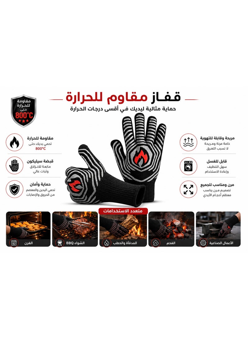 قفازات مقاومة للحرارة - Image 2