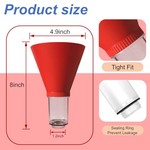 Shonee Threaded Oil Funnel with Filter Screen for Toyota, Engine Oil Change Tool for Toyota,Lexus,Scion,Camry,Corolla,RAV4,Tacoma,Highlander,Sienna,Tundra,RX350 - Image 5
