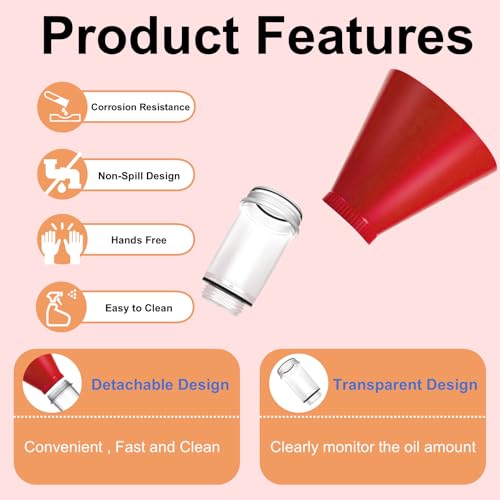 Shonee Threaded Oil Funnel with Filter Screen for Toyota, Engine Oil Change Tool for Toyota,Lexus,Scion,Camry,Corolla,RAV4,Tacoma,Highlander,Sienna,Tundra,RX350 - Image 3