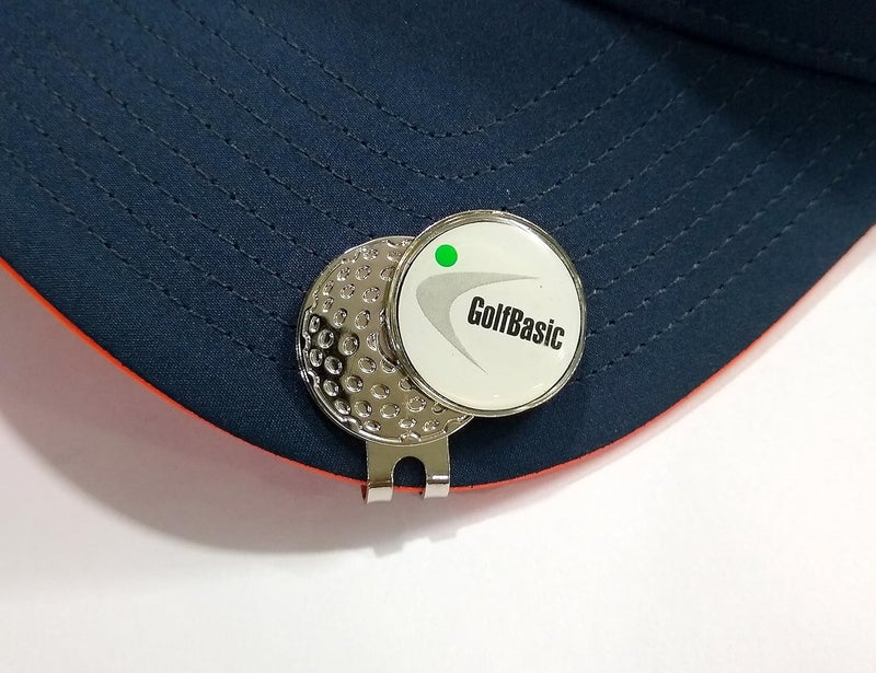 GolfBasic Store & Zodiac Sign Magnetic Clip & Ball Marker (Pack of 1 Clip & 2 Markers) (Cancer) - Image 2
