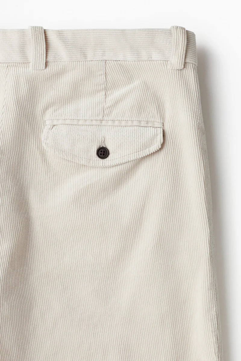 H&M Reglar Fit Corduroy Trousers