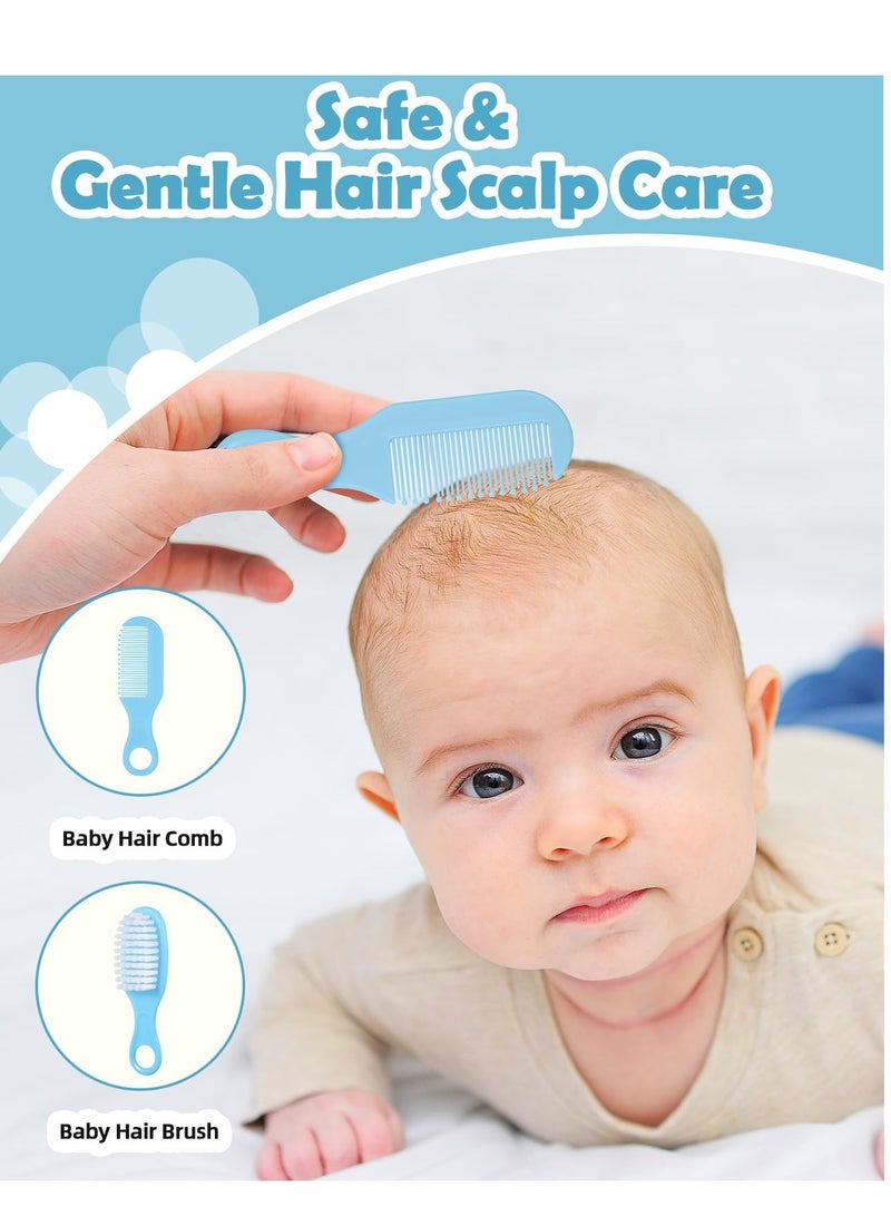 12 in 1 Baby Healthcare and Grooming Kit, Safety Newborn Nursery Baby Care Kit, with Hair Brush Comb, Nail Clipper, Thermometer, Baby Registry Search, Newborn Essentials Girls Boys - Image 3