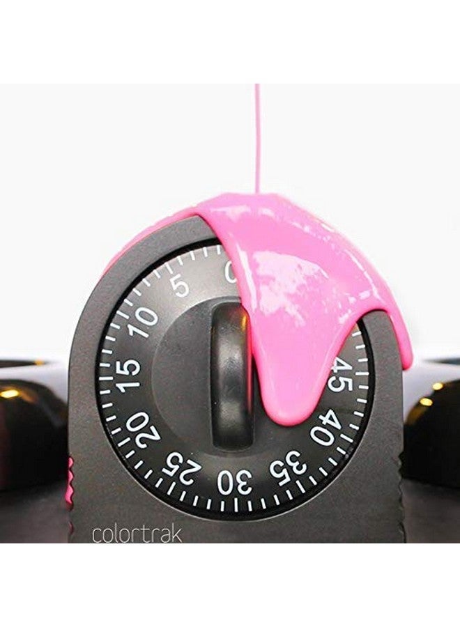 Colortrak 60 Minute Wind Up Timer, Visual Mechanical Timer, from 0 to 60 Minutes, for Kitchen, Hair Color Processing, Tanning, Kids' Home and Classroom Activities or Timeouts, Black - Image 2