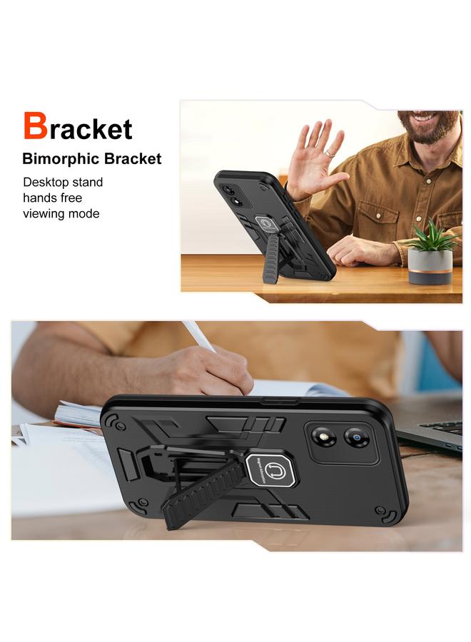 S-TOP Case For Motorola Moto E13 Shockproof Holder Phone Case - Image 2
