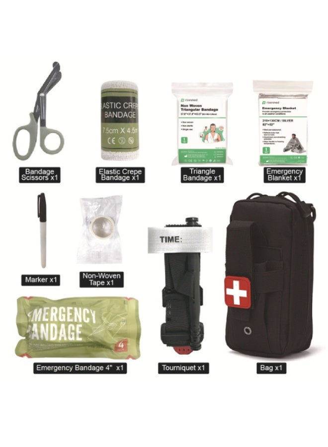 Zentaran IFAK Trauma Kit Combat Survival Gear Medical Kit,Tourniquet kit for Emergency First Aid, Outdoor Adventures, and Hiking  - Image 4