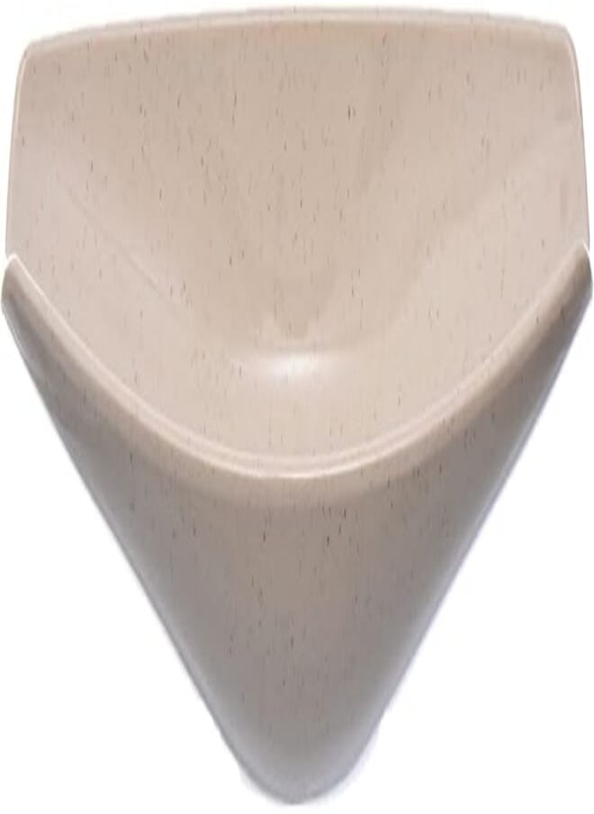 Moments Moments Light Stone Curved Long Surface Plate, 33 cm Size 