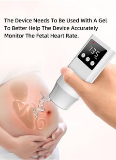 Chixing Doppler Fetal Heart Rate Monitor, Ultrasonic Fetal Doppler for Pregnancy  - Image 4