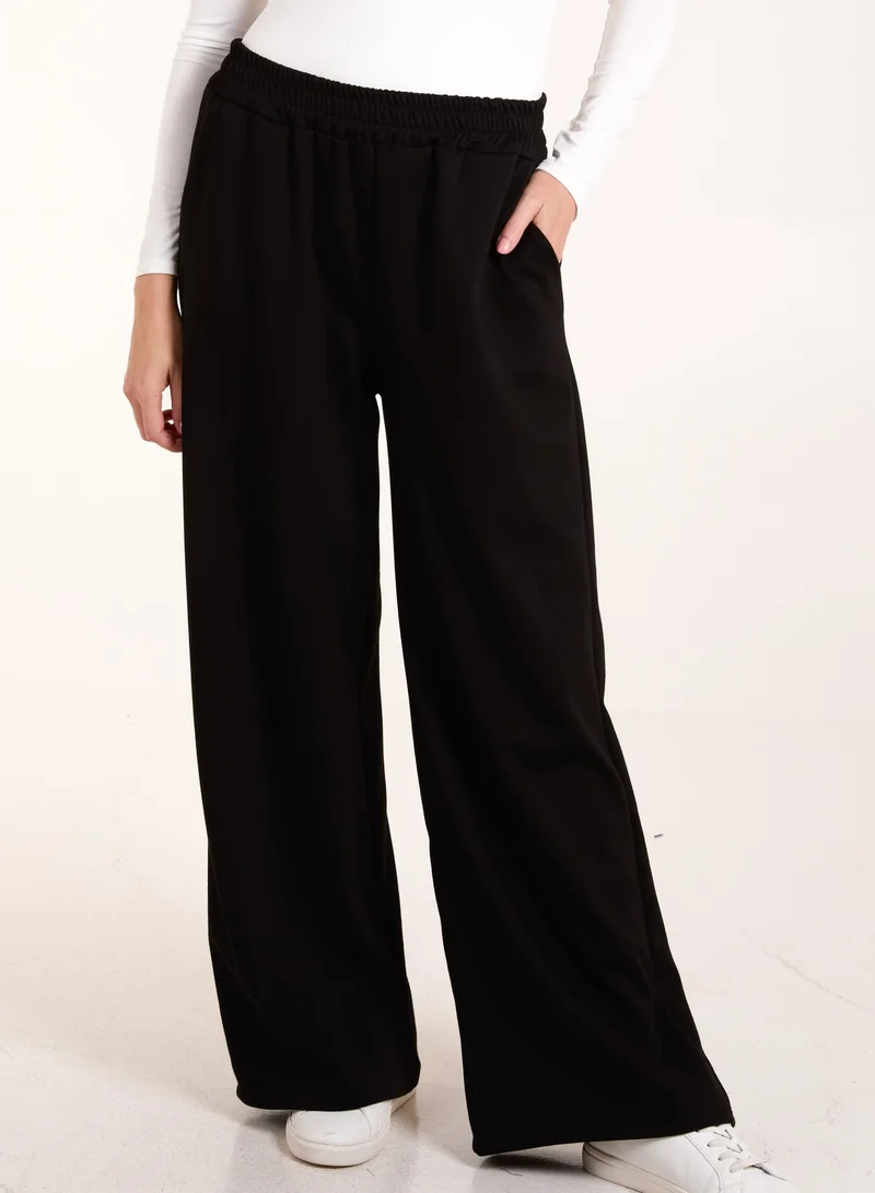 بلو فانيلا Soft Sweat Straight Leg Trousers