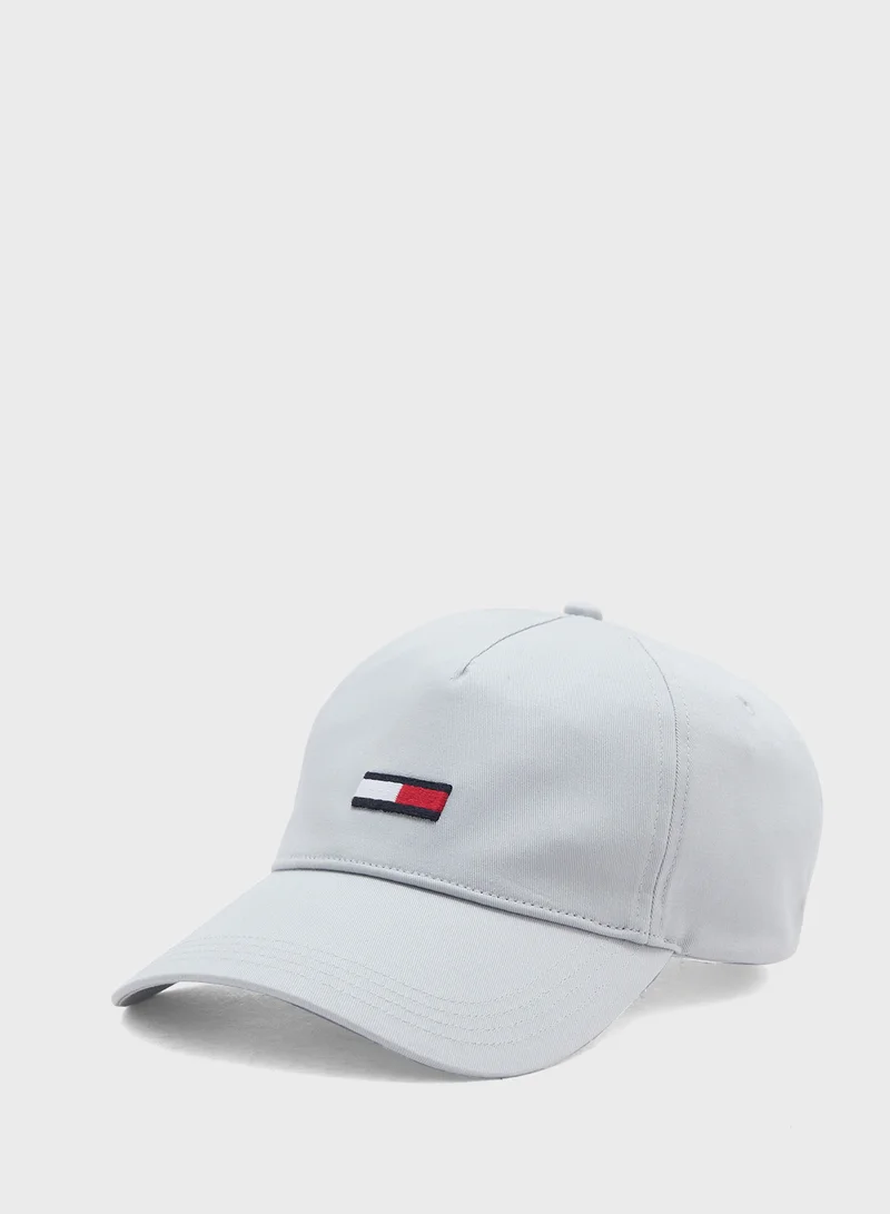 تومي جينز Elongated Curved Peak Cap