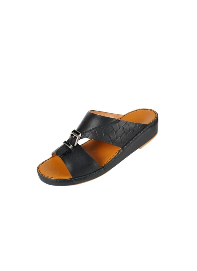 barjeel uno 008-3506 Barjeel Mens Arabic Sandals  BSP1-04 Black