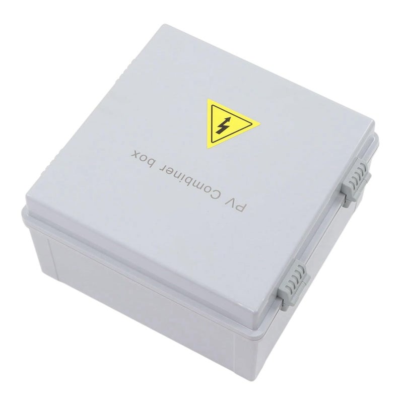 klarako PV Combiner Box, 10A Current 8 String Back Prevention Diode Cooling with Arrester, Wiring Box for Off Grid Solar Power System - Image 5