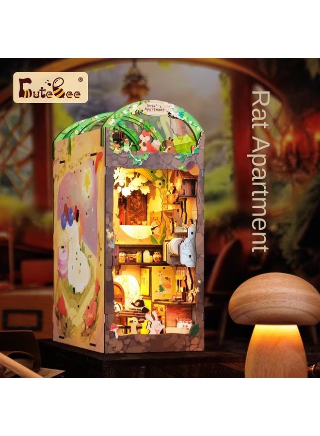 Bluejw Magic Pharmacist DIY Wooden 3D Handmade Assembled Book Stand Model Building Toy Gift - Image 1