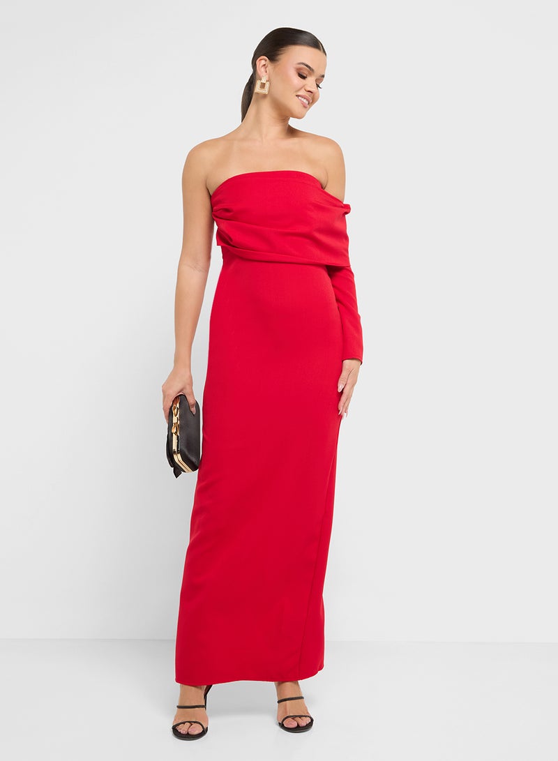 Ella Limited Edition Sleeved Evening Dress  - Image 4