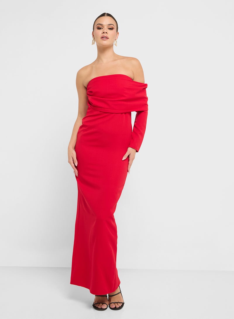 Ella Limited Edition Sleeved Evening Dress  - Image 1