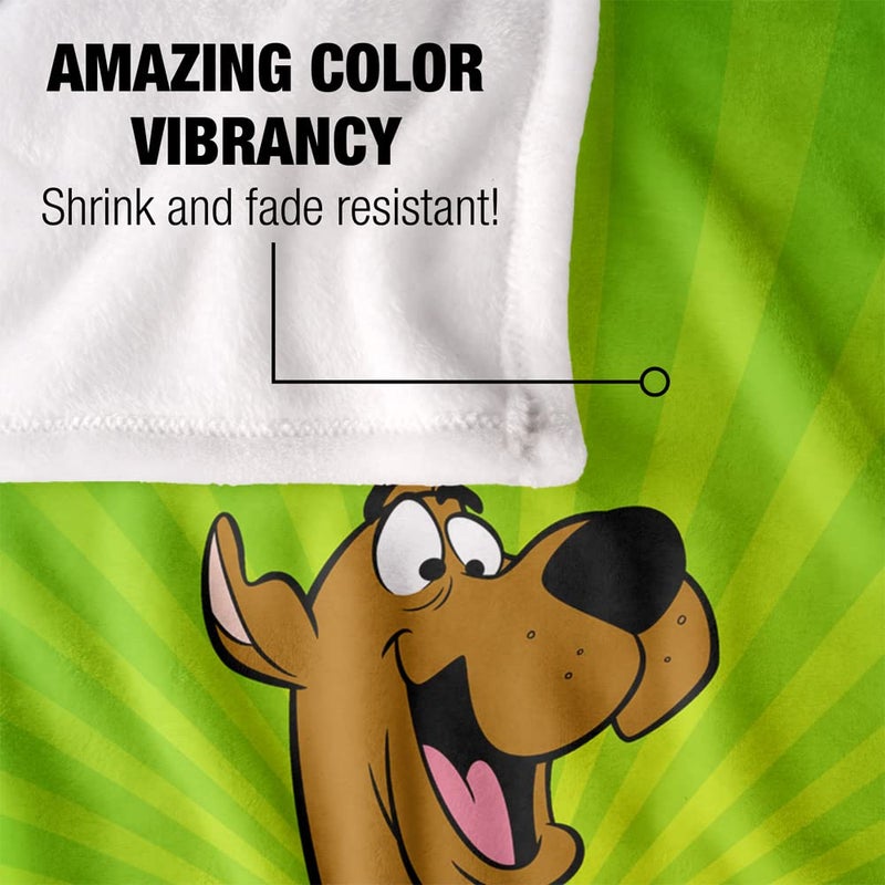 LOGOVISION Scooby-Doo Burst Officially Licensed Silky Touch Super Soft Throw Blanket 50"" x 60""  - Image 4