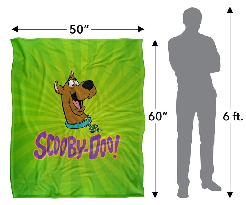 LOGOVISION Scooby-Doo Burst Officially Licensed Silky Touch Super Soft Throw Blanket 50"" x 60""  - Image 5