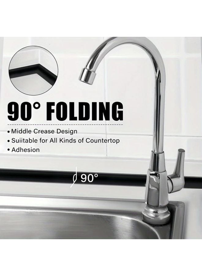 شريط سيليكون لاصق ذاتي أبيض مقاوم للماء للمطبخ والحمام والحوض - Image 5